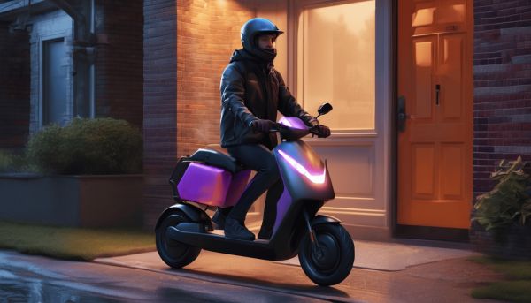 Description de l’activité principale pour livreur Uber Eats