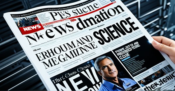 Magazine d'actualité et d'information : promo pour une meilleure science